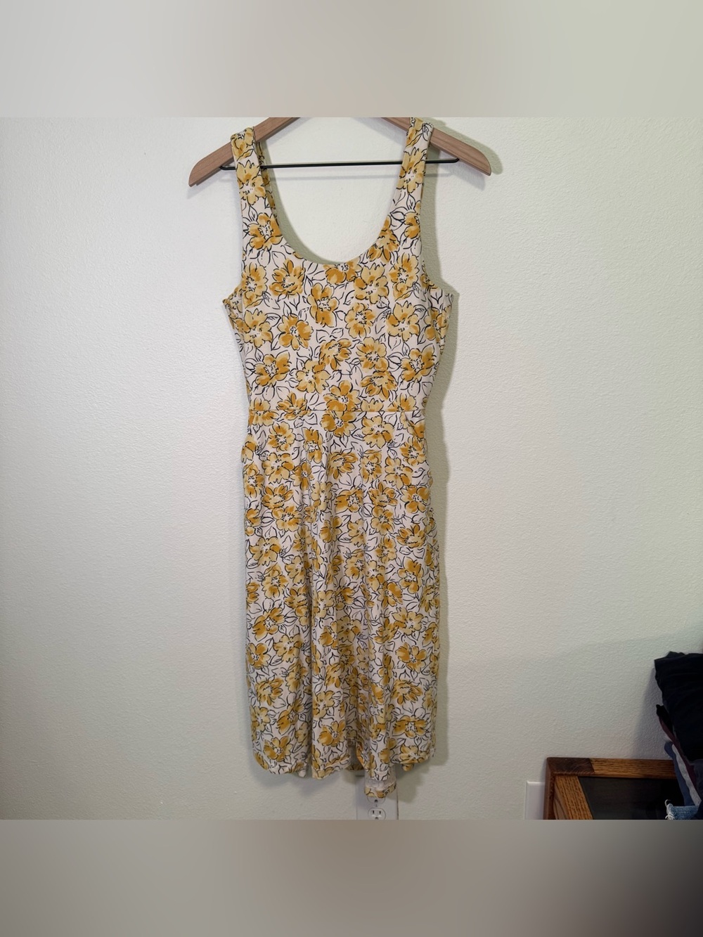 Pact Floral Yellow Dress - S